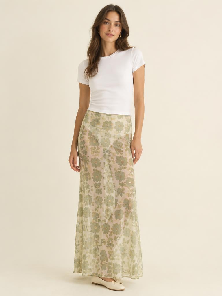 Sage Maxi Skirt