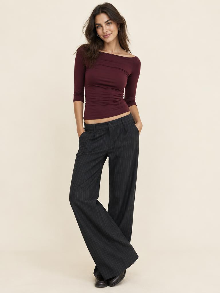 Aria Boat-Neck Top