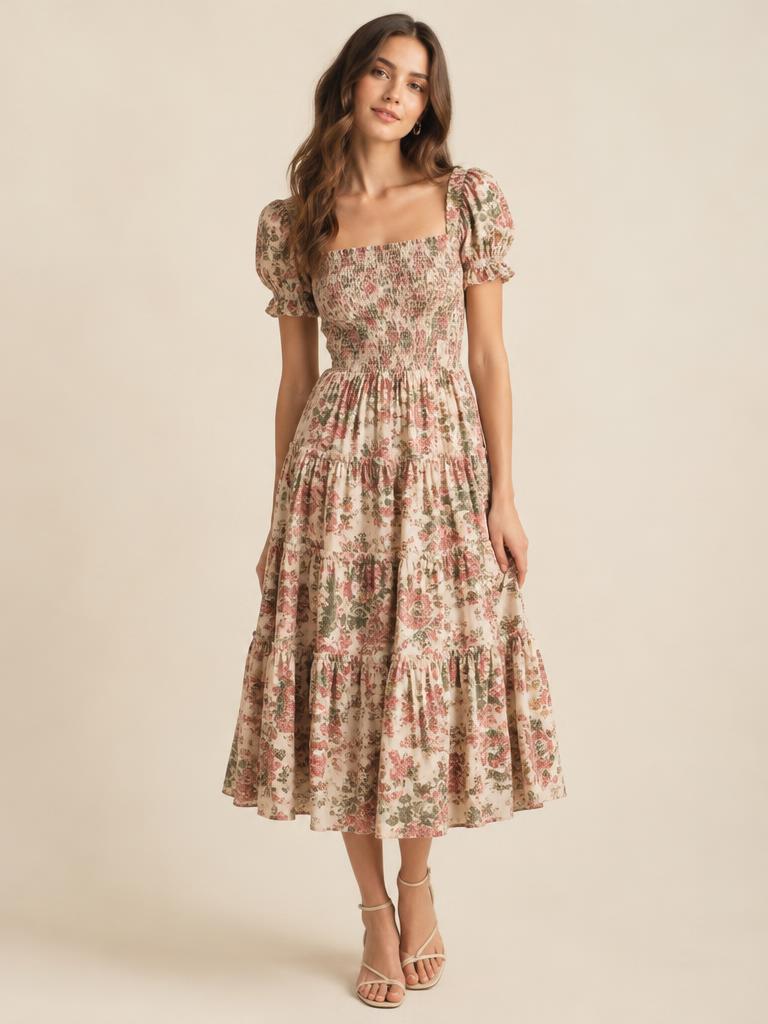 Floral Midi Dress